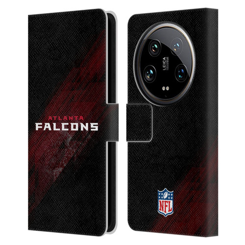 NFL Atlanta Falcons Logo Blur Leather Book Wallet Case Cover For Xiaomi 14 Ultra