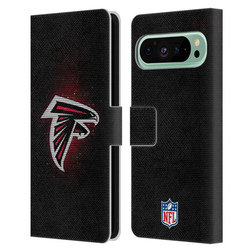 NFL Atlanta Falcons Artwork LED Leather Book Wallet Case Cover For Google Pixel 9 Pro XL
