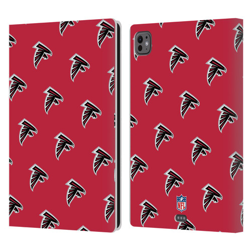 NFL Atlanta Falcons Artwork Patterns Leather Book Wallet Case Cover For Apple iPad Pro 11 M4 2024