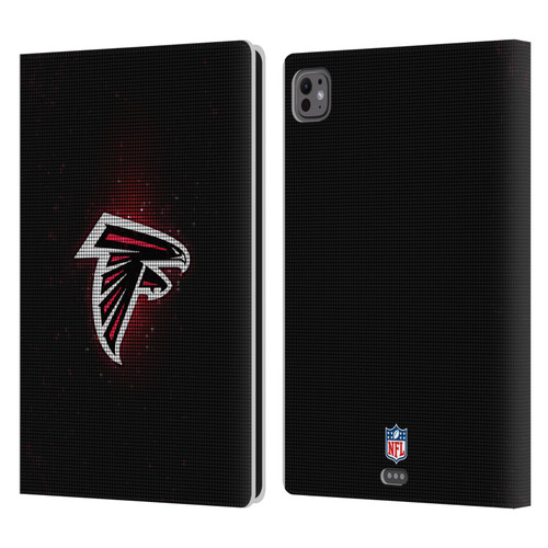 NFL Atlanta Falcons Artwork LED Leather Book Wallet Case Cover For Apple iPad Pro 11 M4 2024