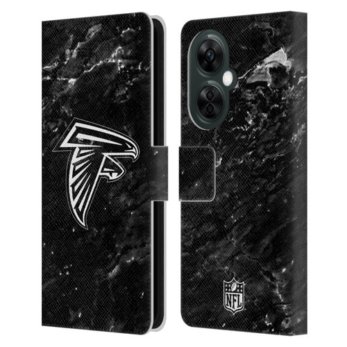 NFL Atlanta Falcons Artwork Marble Leather Book Wallet Case Cover For OnePlus Nord CE 3 Lite 5G