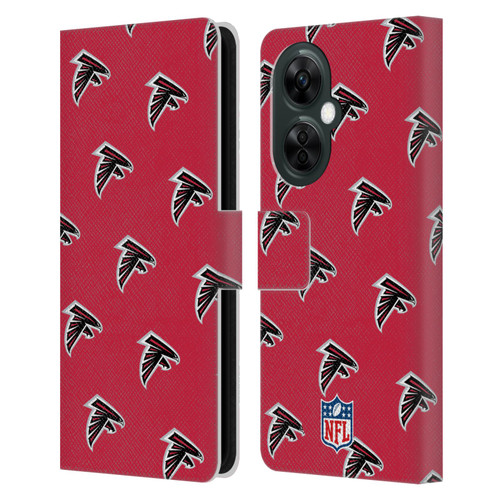 NFL Atlanta Falcons Artwork Patterns Leather Book Wallet Case Cover For OnePlus Nord CE 3 Lite 5G
