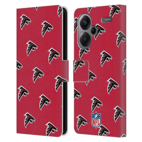 NFL Atlanta Falcons Artwork Patterns Leather Book Wallet Case Cover For Xiaomi Redmi Note 13 Pro Plus 5G