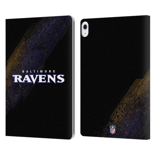 NFL Baltimore Ravens Logo Blur Leather Book Wallet Case Cover For Apple iPad Air 13 2024/2025