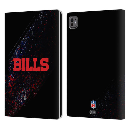 NFL Buffalo Bills Logo Blur Leather Book Wallet Case Cover For Apple iPad Pro 11 M4 2024