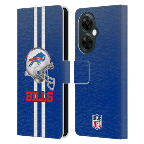 NFL Buffalo Bills Logo Helmet Leather Book Wallet Case Cover For OnePlus Nord CE 3 Lite 5G