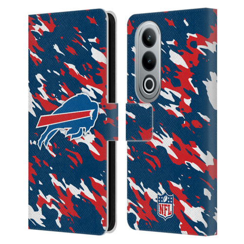 NFL Buffalo Bills Logo Camou Leather Book Wallet Case Cover For OPPO OnePlus Ace 3V 5G