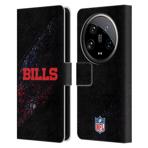 NFL Buffalo Bills Logo Blur Leather Book Wallet Case Cover For Xiaomi 14 Ultra