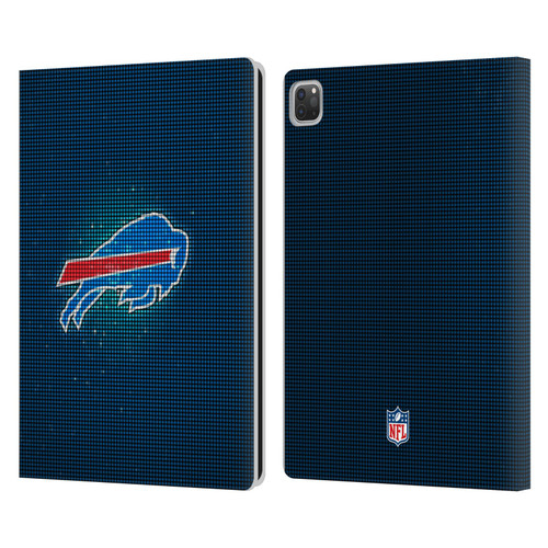 NFL Buffalo Bills Artwork LED Leather Book Wallet Case Cover For Apple iPad Pro 13 M4 2024