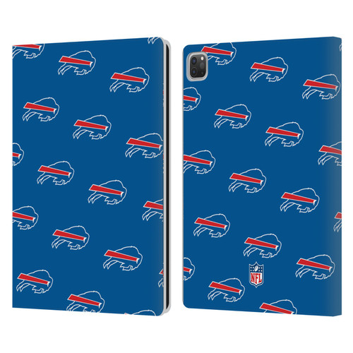 NFL Buffalo Bills Artwork Patterns Leather Book Wallet Case Cover For Apple iPad Pro 13 M4 2024