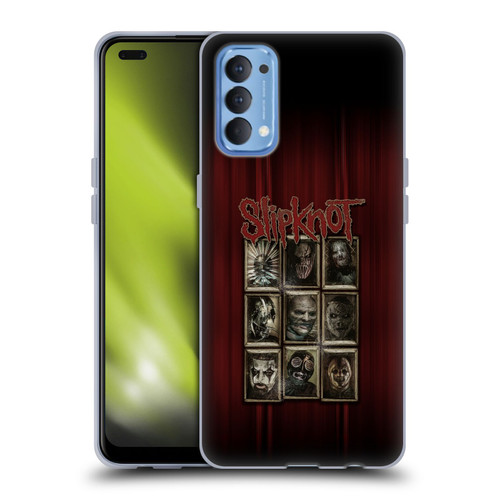 Slipknot Key Art Covered Faces Soft Gel Case for OPPO Reno 4 5G