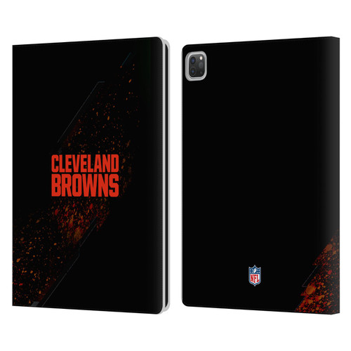 NFL Cleveland Browns Logo Blur Leather Book Wallet Case Cover For Apple iPad Pro 13 M4 2024