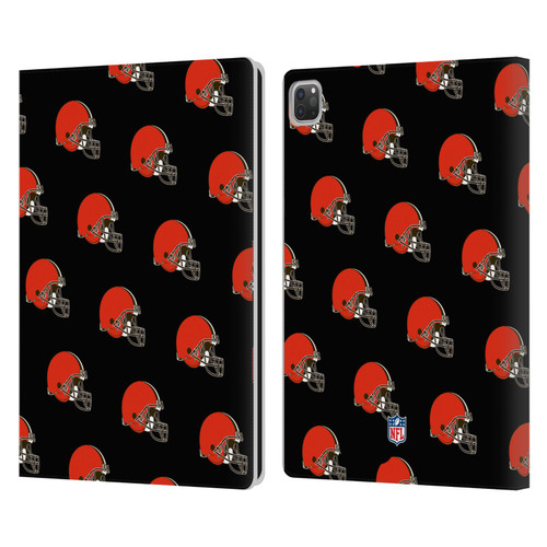 NFL Cleveland Browns Artwork Patterns Leather Book Wallet Case Cover For Apple iPad Pro 13 M4 2024