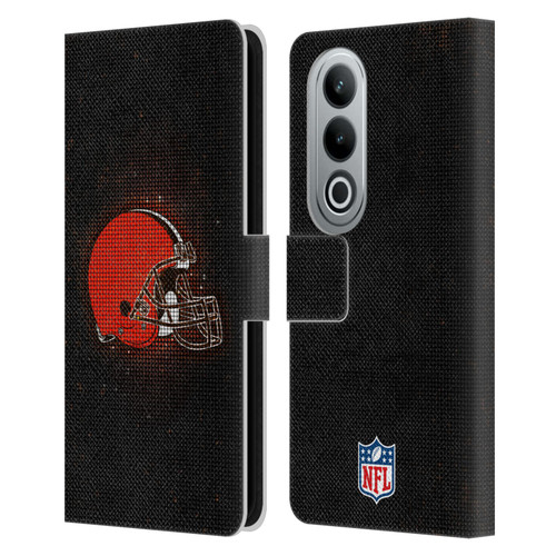 NFL Cleveland Browns Artwork LED Leather Book Wallet Case Cover For OPPO OnePlus Ace 3V 5G
