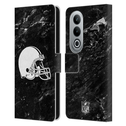 NFL Cleveland Browns Artwork Marble Leather Book Wallet Case Cover For OPPO OnePlus Ace 3V 5G