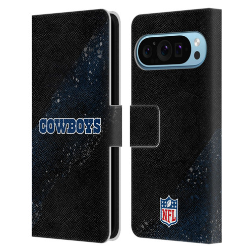 NFL Dallas Cowboys Logo Blur Leather Book Wallet Case Cover For Google Pixel 9 / Pixel 9 Pro