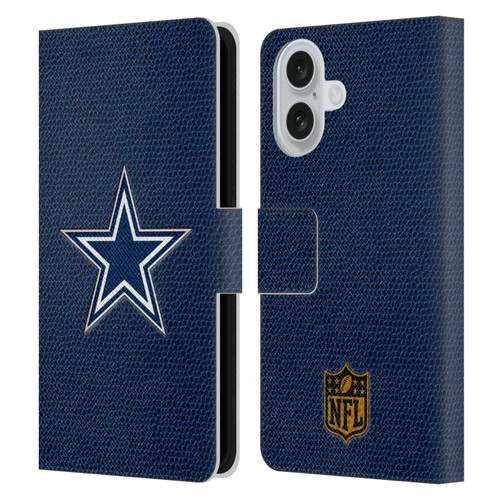 NFL Dallas Cowboys Logo Football Leather Book Wallet Case Cover For Apple iPhone 16
