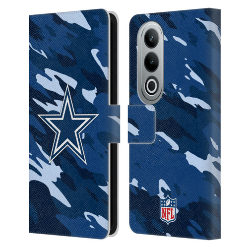 NFL Dallas Cowboys Logo Camou Leather Book Wallet Case Cover For OPPO OnePlus Ace 3V 5G