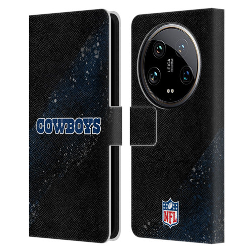 NFL Dallas Cowboys Logo Blur Leather Book Wallet Case Cover For Xiaomi 14 Ultra