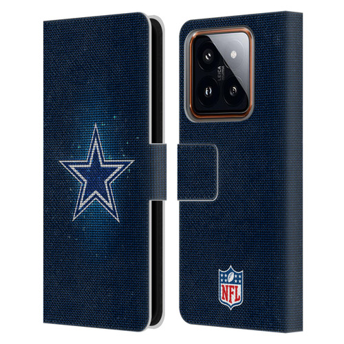 NFL Dallas Cowboys Artwork LED Leather Book Wallet Case Cover For Xiaomi 14
