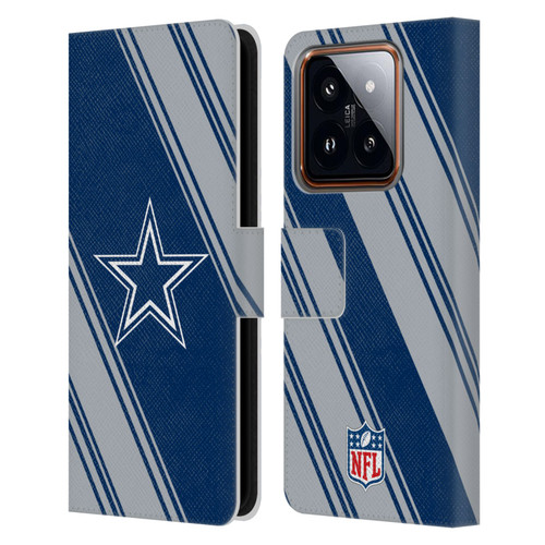 NFL Dallas Cowboys Artwork Stripes Leather Book Wallet Case Cover For Xiaomi 14