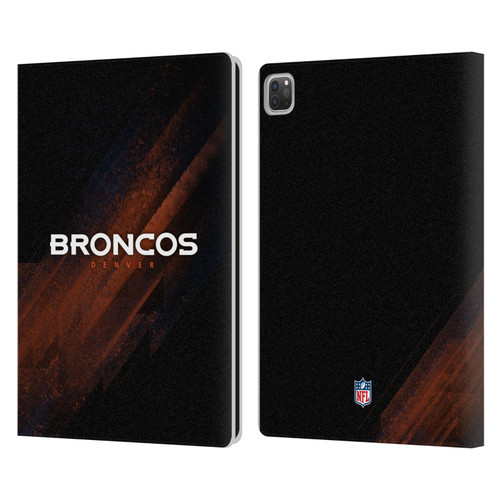 NFL Denver Broncos Logo Blur Leather Book Wallet Case Cover For Apple iPad Pro 13 M4 2024