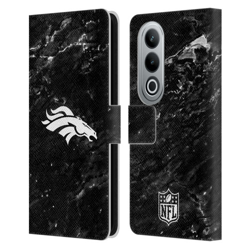 NFL Denver Broncos Artwork Marble Leather Book Wallet Case Cover For OPPO OnePlus Ace 3V 5G