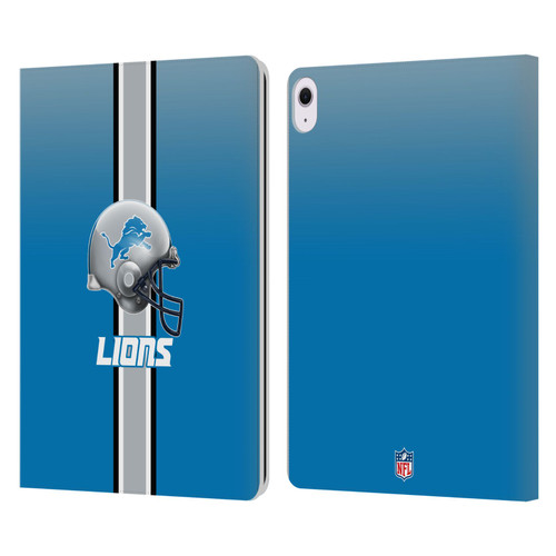 NFL Detroit Lions Logo Helmet Leather Book Wallet Case Cover For Apple iPad Air 13 2024/2025 NFL Detroit Lions Logo Helmet Leather Book Wallet Case Cover For Apple iPad Air 13 2024/2025