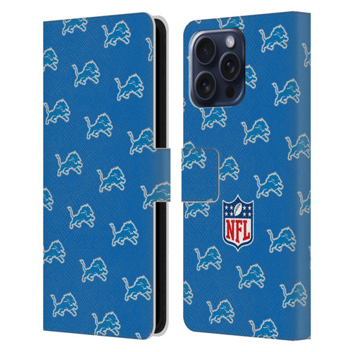 NFL Detroit Lions Artwork Patterns Leather Book Wallet Case Cover For Apple iPhone 16 Pro Max NFL Detroit Lions Artwork Patterns Leather Book Wallet Case Cover For Apple iPhone 16 Pro Max