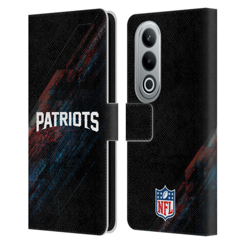 NFL New England Patriots Logo Blur Leather Book Wallet Case Cover For OPPO OnePlus Ace 3V 5G
