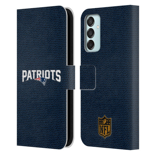 NFL New England Patriots Logo Football Leather Book Wallet Case Cover For Samsung Galaxy M15/F15 5G