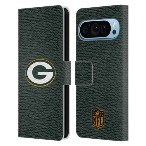 NFL Green Bay Packers Logo Football Leather Book Wallet Case Cover For Google Pixel 9 / Pixel 9 Pro