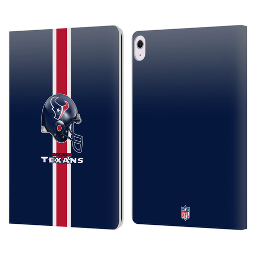NFL Houston Texans Logo Helmet Leather Book Wallet Case Cover For Apple iPad Air 13 2024