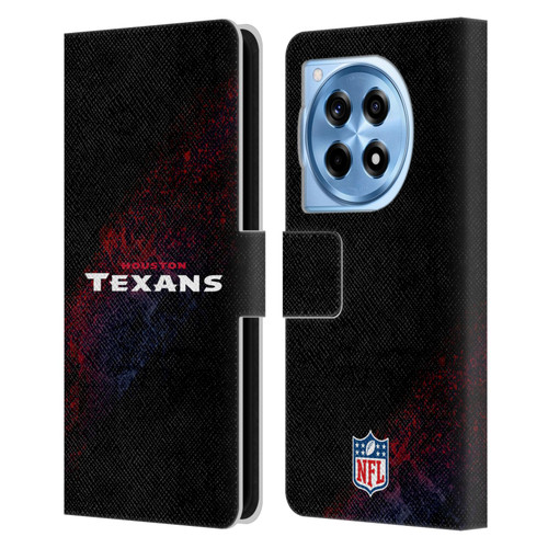 NFL Houston Texans Logo Blur Leather Book Wallet Case Cover For OnePlus 12R