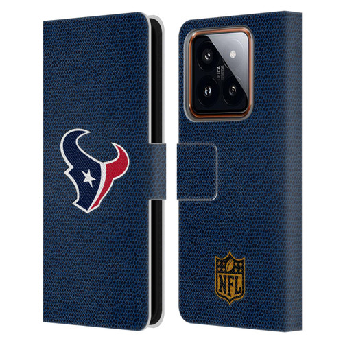 NFL Houston Texans Logo Football Leather Book Wallet Case Cover For Xiaomi 14