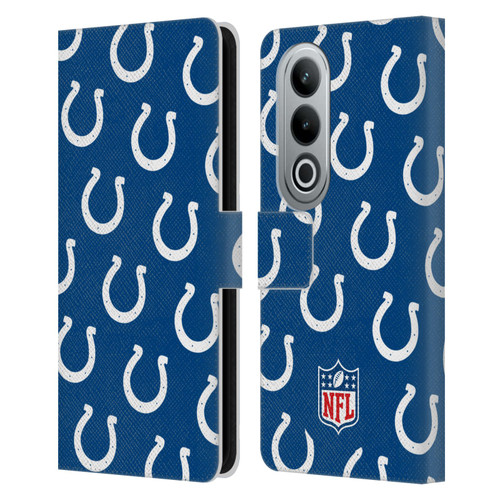 NFL Indianapolis Colts Artwork Patterns Leather Book Wallet Case Cover For OPPO OnePlus Ace 3V 5G