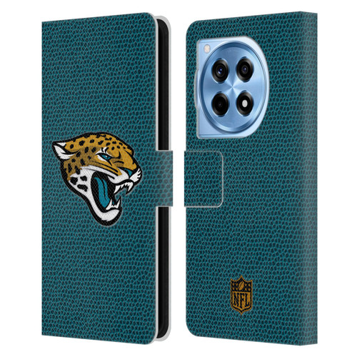 NFL Jacksonville Jaguars Logo Football Leather Book Wallet Case Cover For OnePlus 12R