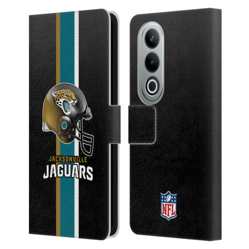NFL Jacksonville Jaguars Logo Helmet Leather Book Wallet Case Cover For OPPO OnePlus Ace 3V 5G