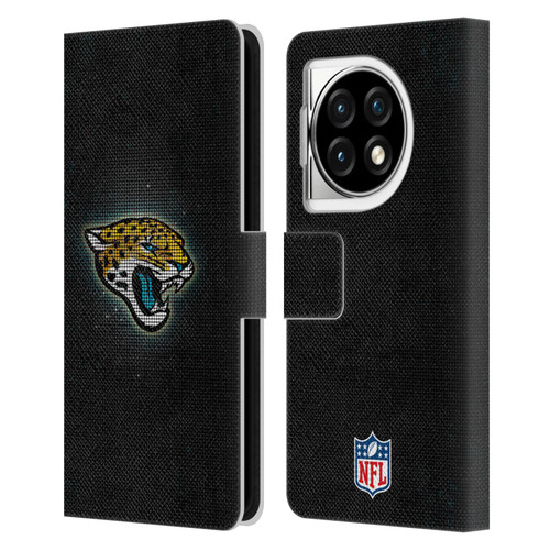 NFL Jacksonville Jaguars Artwork LED Leather Book Wallet Case Cover For OPPO OnePlus Ace 3 5G