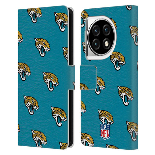 NFL Jacksonville Jaguars Artwork Patterns Leather Book Wallet Case Cover For OPPO OnePlus Ace 3 5G
