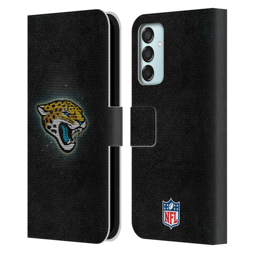 NFL Jacksonville Jaguars Artwork LED Leather Book Wallet Case Cover For Samsung Galaxy M15/F15 5G