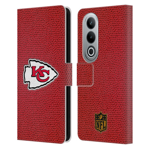 NFL Kansas City Chiefs Logo Football Leather Book Wallet Case Cover For OPPO OnePlus Ace 3V 5G