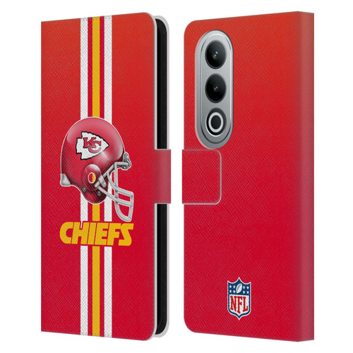 NFL Kansas City Chiefs Logo Helmet Leather Book Wallet Case Cover For OPPO OnePlus Ace 3V 5G