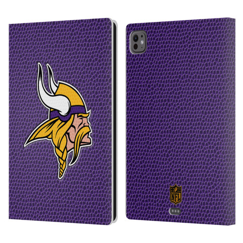 NFL Minnesota Vikings Logo Football Leather Book Wallet Case Cover For Apple iPad Pro 11 M4 2024 NFL Minnesota Vikings Logo Football Leather Book Wallet Case Cover For Apple iPad Pro 11 M4 2024