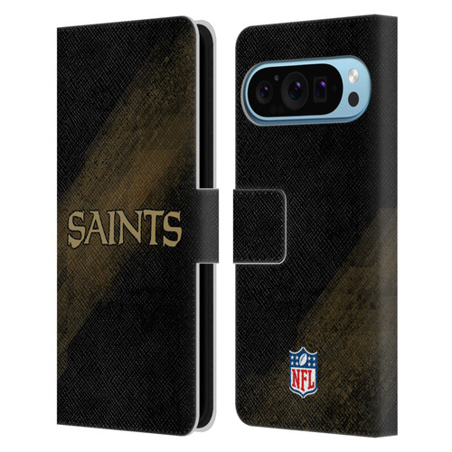 NFL New Orleans Saints Logo Blur Leather Book Wallet Case Cover For Google Pixel 9 / Pixel 9 Pro NFL New Orleans Saints Logo Blur Leather Book Wallet Case Cover For Google Pixel 9 / Pixel 9 Pro