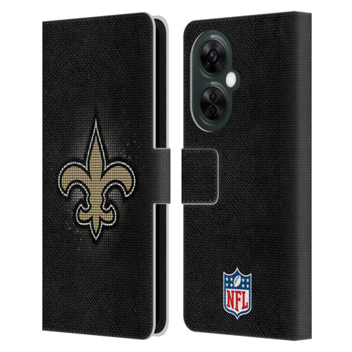 NFL New Orleans Saints Artwork LED Leather Book Wallet Case Cover For OnePlus Nord CE 3 Lite 5G