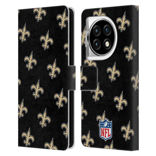 NFL New Orleans Saints Artwork Patterns Leather Book Wallet Case Cover For OPPO OnePlus Ace 3 5G