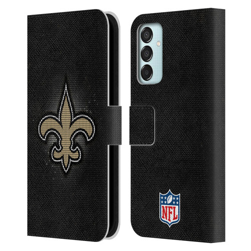NFL New Orleans Saints Artwork LED Leather Book Wallet Case Cover For Samsung Galaxy M15/F15 5G