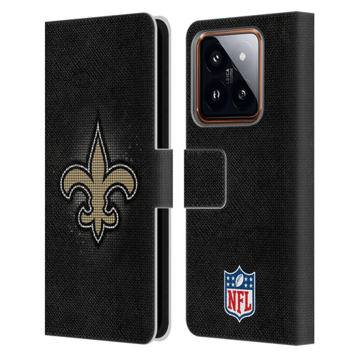 NFL New Orleans Saints Artwork LED Leather Book Wallet Case Cover For Xiaomi 14