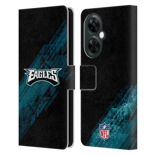 NFL Philadelphia Eagles Logo Blur Leather Book Wallet Case Cover For OnePlus Nord CE 3 Lite 5G